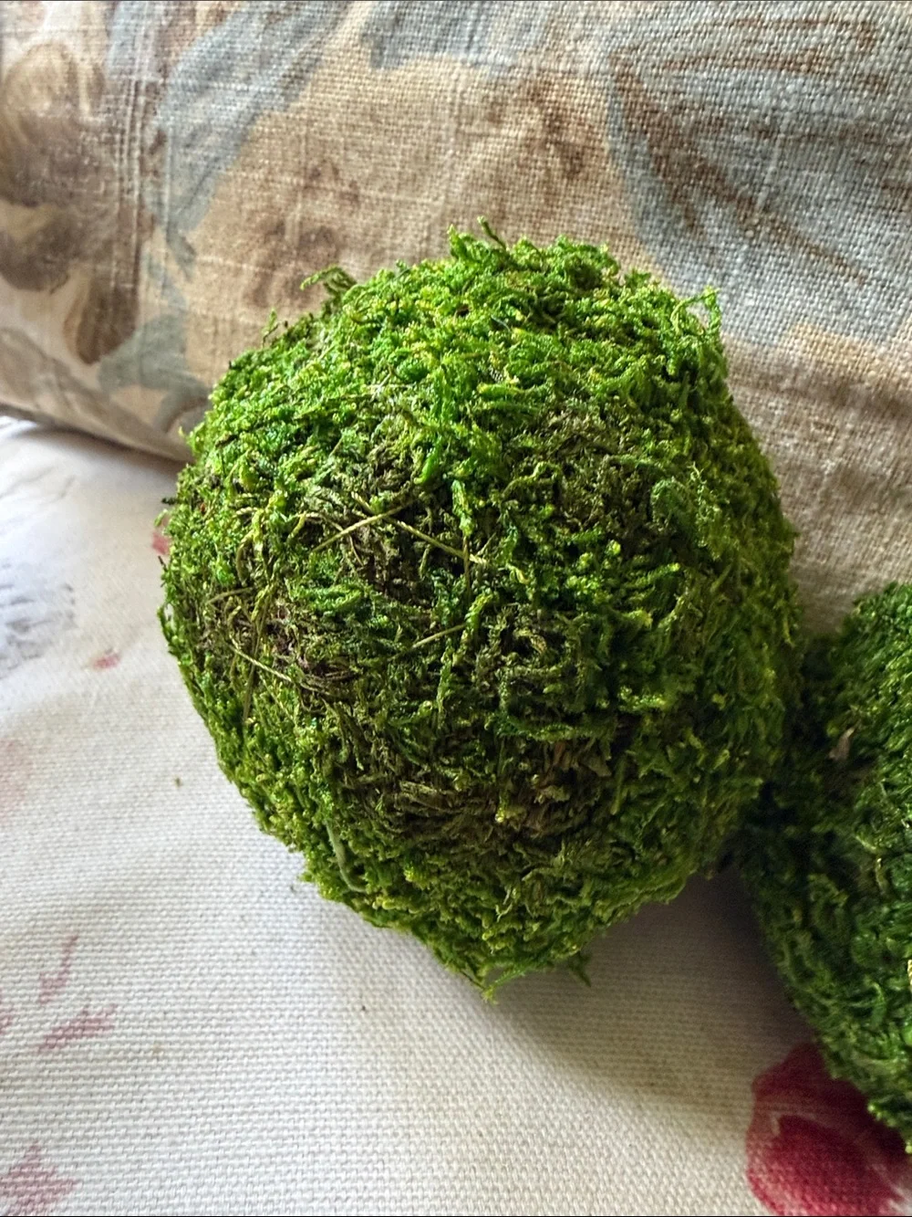 Decorative Moss Balls - Green Home Accent Set